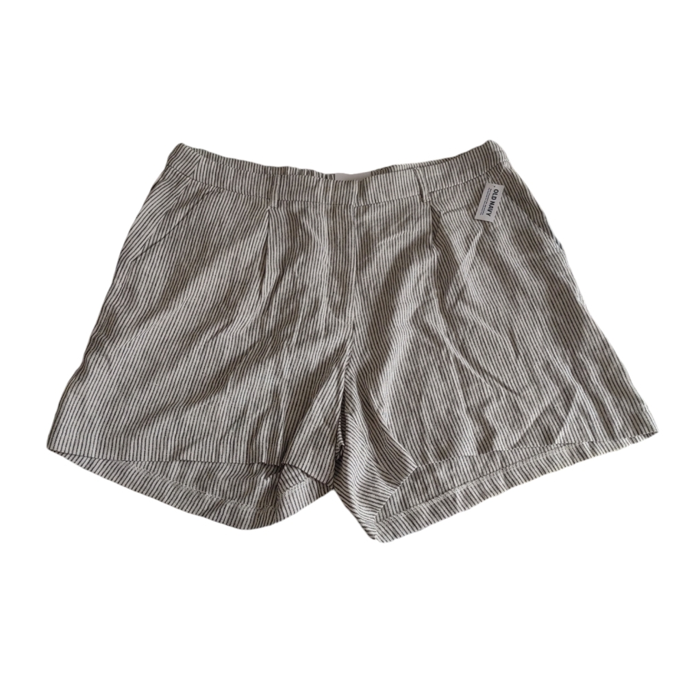 NWT Old Navy XXL Linen Blend Stripe Shorts